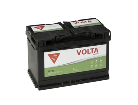 Batería de Coche VOLTA BATERIAS Start Stop AGM 70Ah 760A SG700D