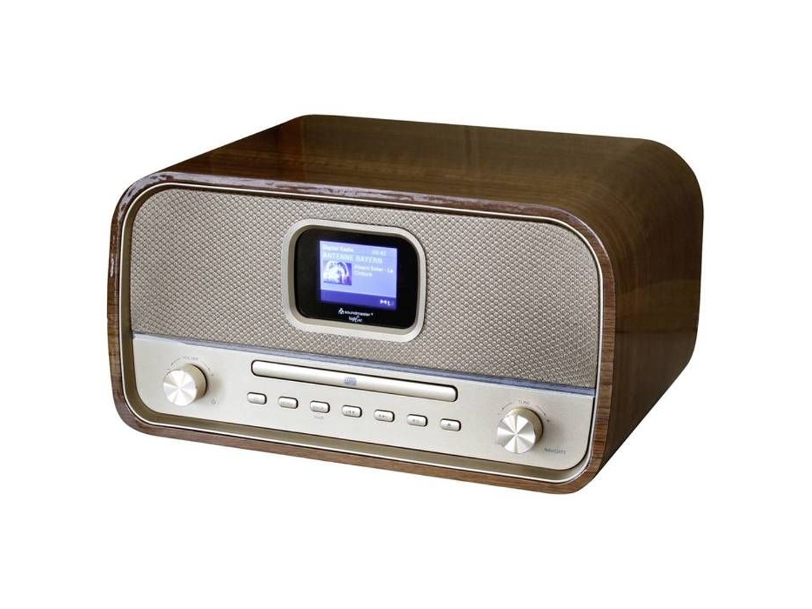 Radio De Mesa Dab Soundmaster Dab970br1, Fm Aux, Bluetooth, Cd, Usb Con Función De Carga De La Batería, Con Control Remoto