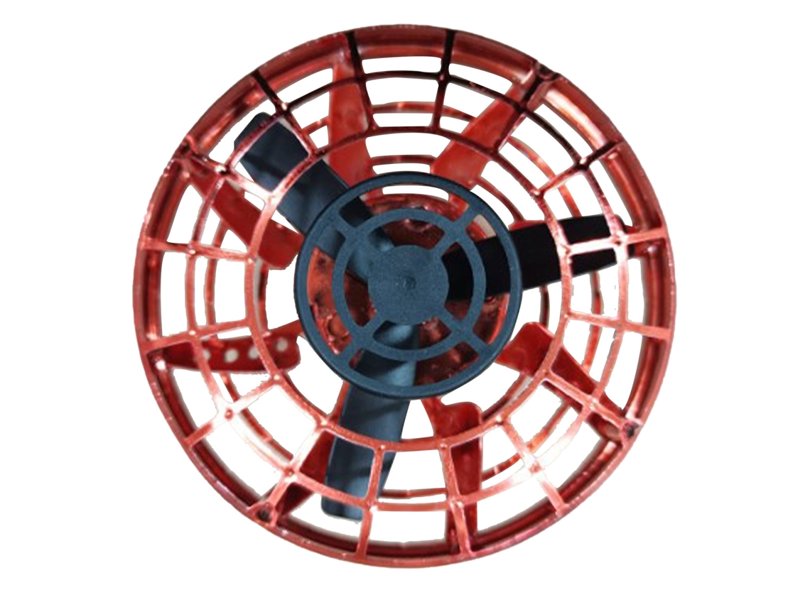 Dron volador giratorio 2026, juguete OVNI maniobrable de mano, ligero y fácil de usar, ideal para niños, para uso en interiores y exteriores, rojo.