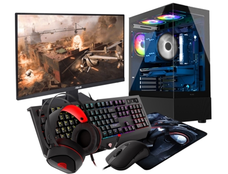 VIST Kit Gaming Core I5-11400F Ram 16Gb Rx 580 Ssd 1Tb M.2 Lcd 24 W11