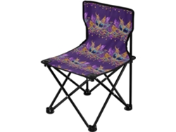 Silla De Camping Plegable Ultraligera Hierro Acero Duradera Compacta
