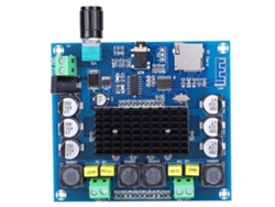 Veloriskku-placa Amplificador Digital Bluetooth 5.0 Com Chip Tpa3116, Cartão De Memória E Entrada Aux