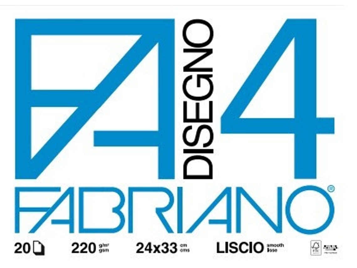 FABRIANO 51600697 Papel para Dibujo Áspero