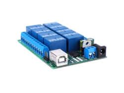 2026dz - Módulo de control remoto PLC de 8 canales con UART, relé y USB, multifuncional para motor de 12 V CC