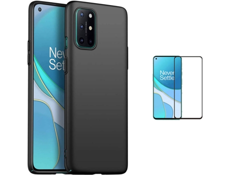 Kit Carcasa Y Protector Oneplus 8T Full Cover Turtleshell Negro