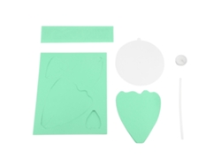 KOFIHETY Decoración de Flor de Papel Tissue DIY para Fiesta de Cumpleaños Boda Verde Claro