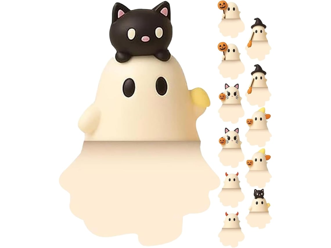 Juego De 12 Figuritas Decorativas, Funda Para Teléfono, Accesorio Adhesivo, Regalos De Halloween Y Recuerdos Para Fiestas.