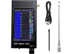 Receptor de onda corta SDR V6, de 100 kHz a 149 MHz, con carcasa de aleación metálica. SFUSHOS