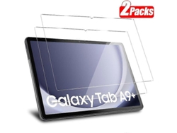 2 protectores de pantalla de vidrio templado para Samsung Galaxy Tab A9 Plus 2023 de 11 pulgadas, para A9 SM X210 X215 X216 Chennnls
