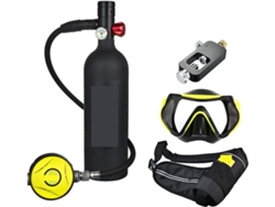 Mini Cilindro De Oxígeno Para Buceo Con Respirador Portátil De 1 Litro De Capacidad (color:
