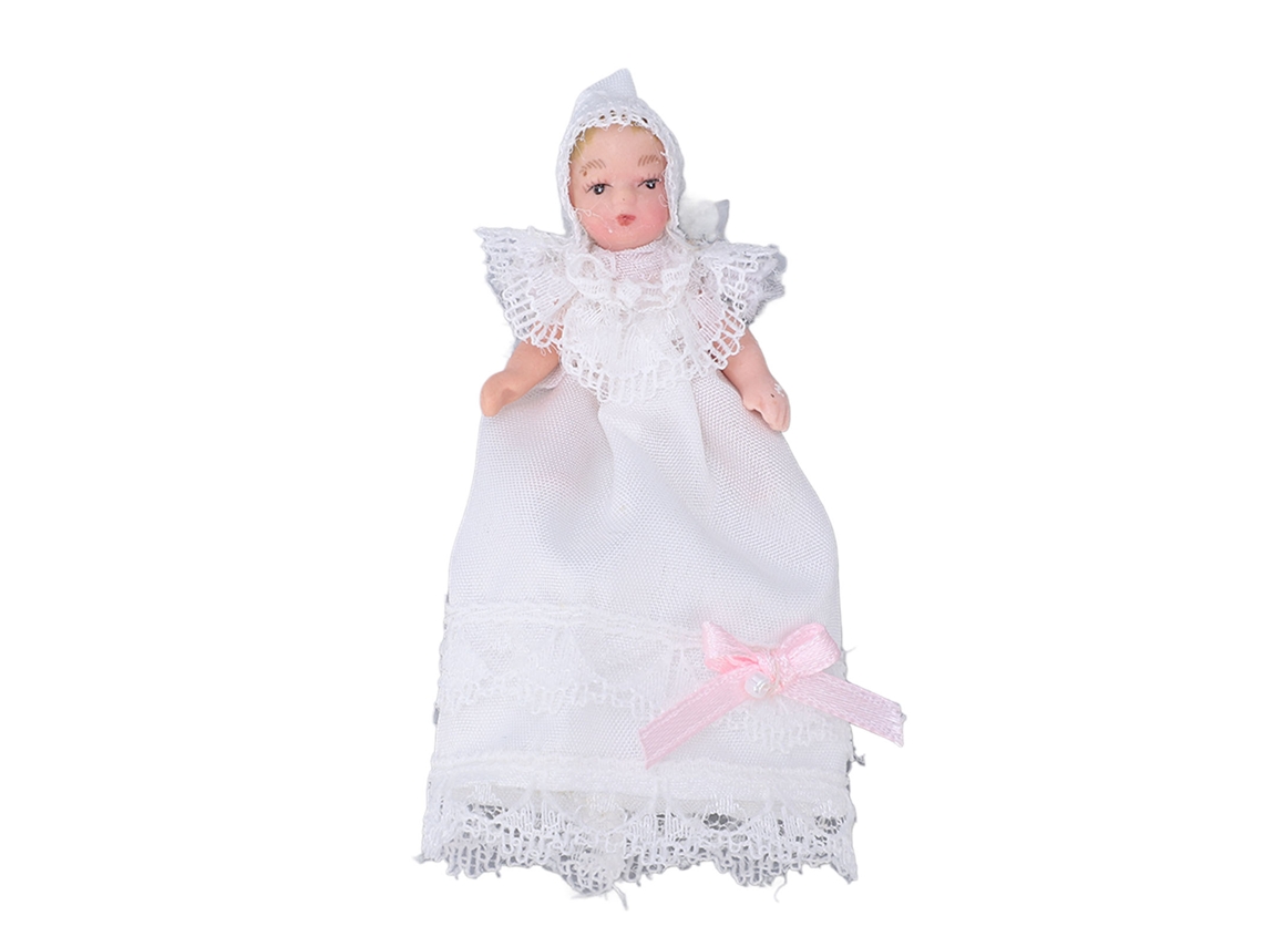Muñeca Miniatura De Cerámica Con Partes Móviles Flexibles, Escala 1/12, Para Accesorios De Casa De Muñecas.