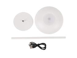 Lámpara de mesa inalámbrica de metal 2026 con sensor táctil, regulable, luz LED cálida de 3000k, funciona con pilas.