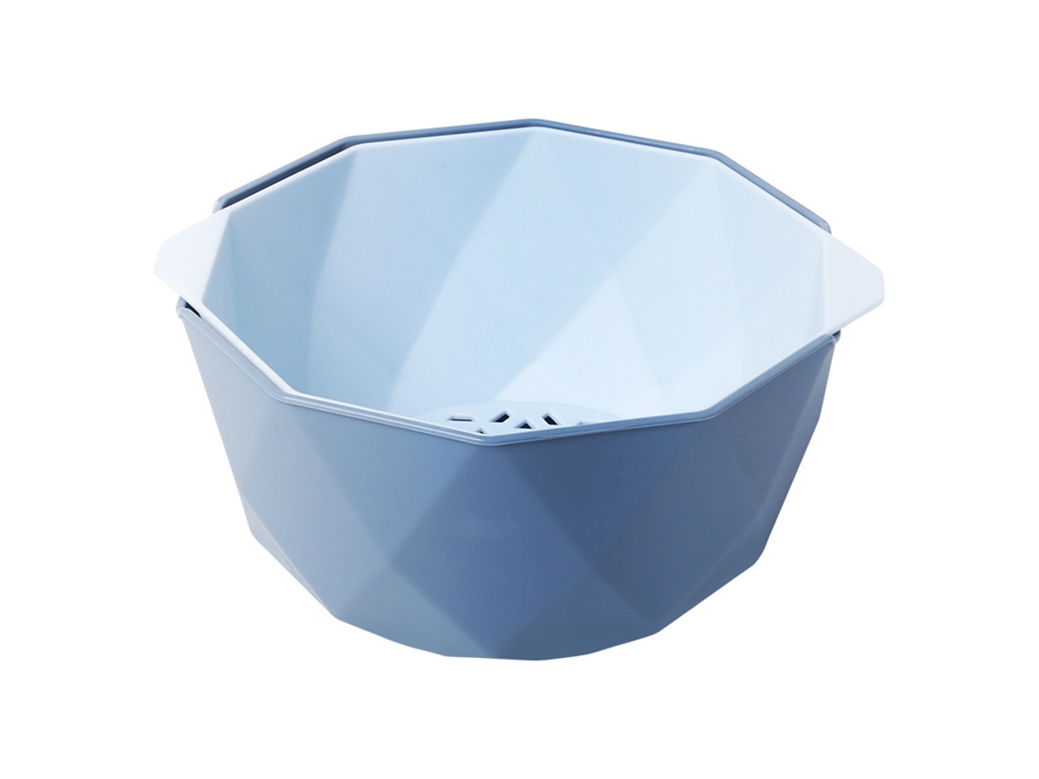 Cesta Escurridora De Dos Niveles De Estilo Geométrico Nórdico Para Frutas Y Verduras, Cocina, 21 X 19,5 X 9,5 Cm