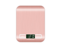 Báscula de cocina rosa, 10 kg, 1 g Mdug