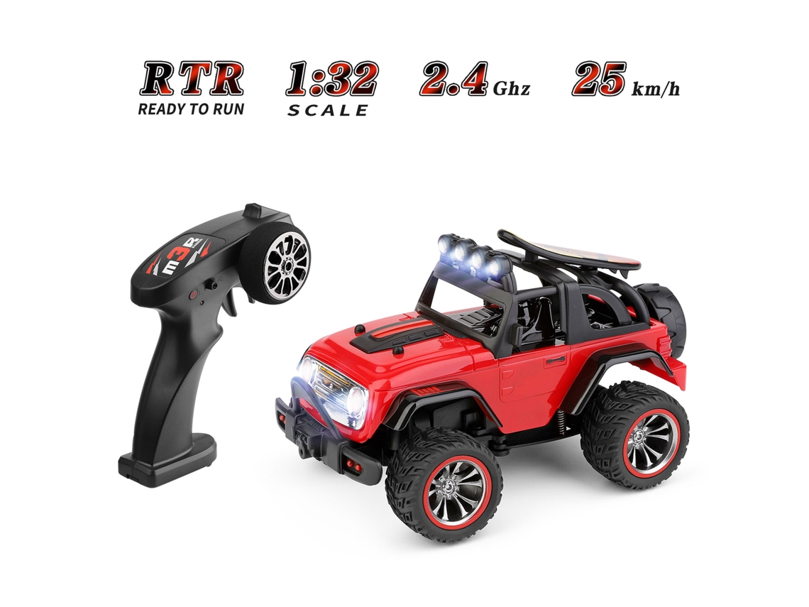 Coche Teledirigido Todoterreno Wltoys 322221 De 2,4 Ghz A Escala 1/32, 25 Km/h, Para Adultos Y Niños.