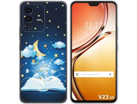 Carcasa para Vivo V23 5G TUMUNDOSMARTPHONE Dibujos Libro Cuentos Multicolor