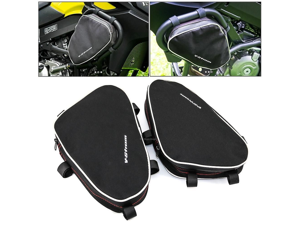 Bolsa impermeable herramientas moto. Compatible protectores cuadro DL650/1000.