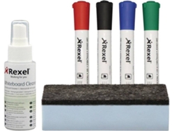 Kit de Accesorios para Pizarras REXEL Escrita + Limpeza