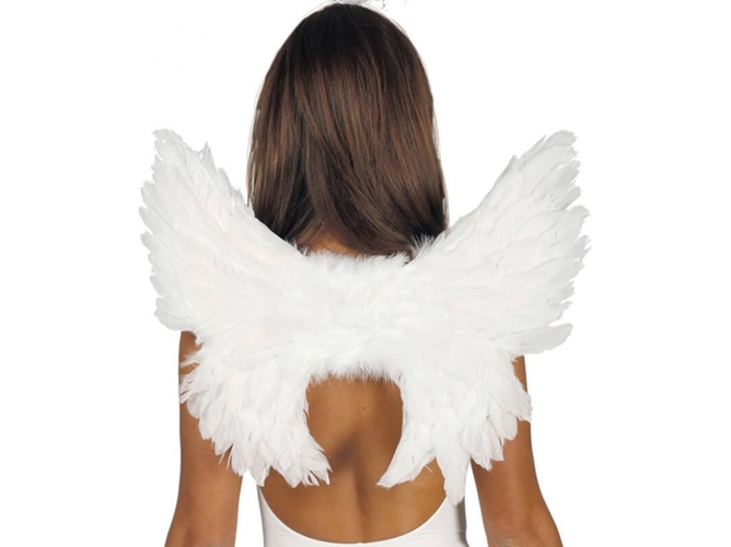 Alas DISFRAZZES Plumas Blancas (50 x 45 cm)