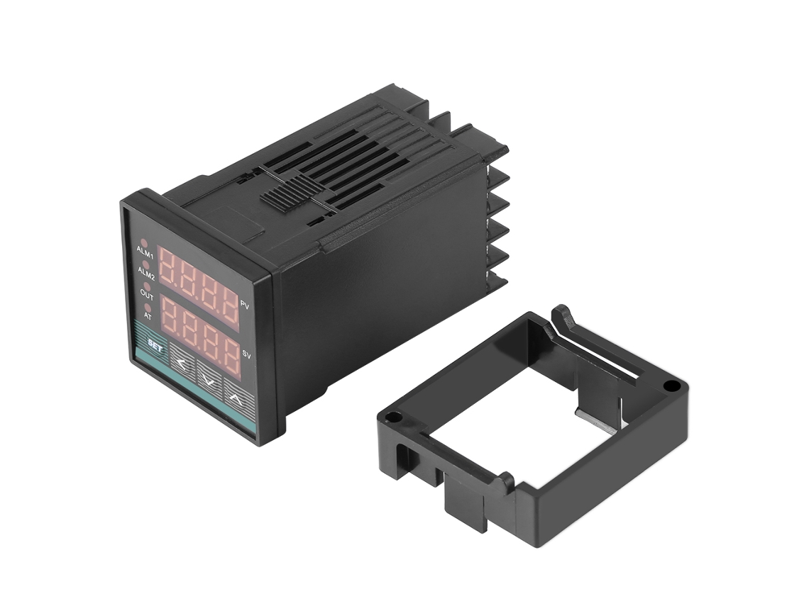 Controlador de temperatura PID digital universal de alta precisión con salida SSR y alarma.