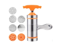 Máquina manual para hacer pasta de acero inoxidable con 7 moldes para ravioles, espaguetis y lasaña