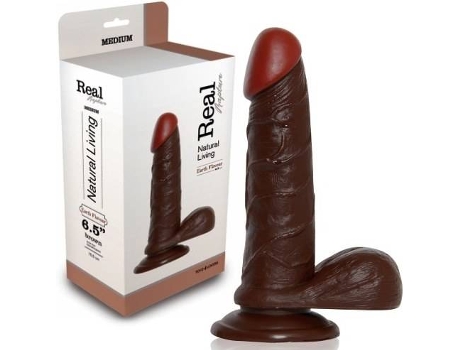 Estimulador TOYZ4LOVERS Realista Real Rapture Earth Flavour Negro (16,5 cm)