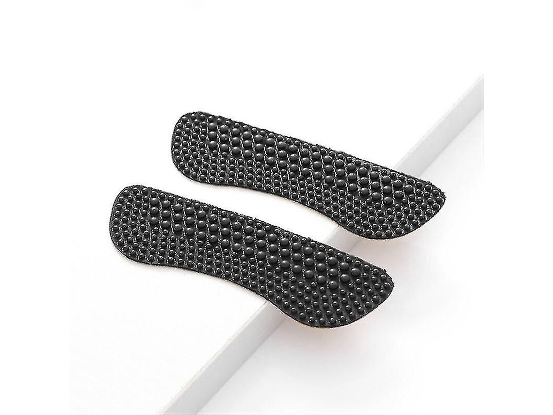 Rebe-2 Pares De Sujeciones Para Tacones Altos, Calcomanías De Silicona Antideslizantes Para Zapatos Sueltos, Evitan Fricción Y Ampollas Xs Negro