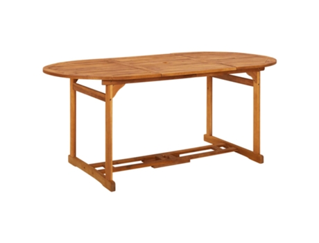 MAISON EXCLUSIVE Mesa de comedor jardín 180x90x75 cm madera maciza de acacia