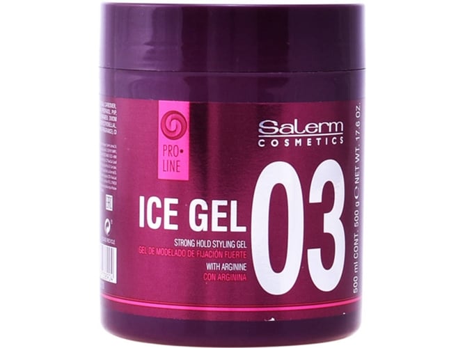 Gel para el Pelo SALERM Ice Strong Hold Styling a ( 500 ml)