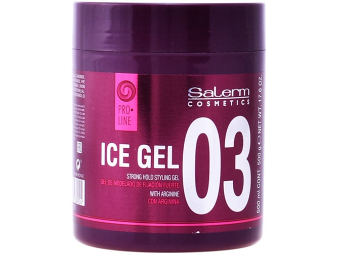 Gel para el Pelo SALERM Ice Strong Hold Styling a ( 500 ml)