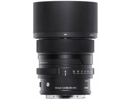 Objetivo SIGMA 65mm F2 (C) DG DN (Encaje: E-Mount - Apertura: f/22 - f/1:6.8)