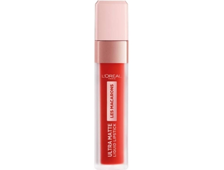 Labial L'OREAL Les Macarones Ultra Matte Liquid Barra De Labios 832 Strawberry Savage