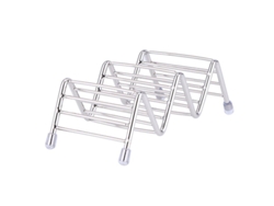 1 Soporte Para Tacos De Acero Inoxidable.