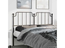 Cabecero De Metal Negro 135 Cm