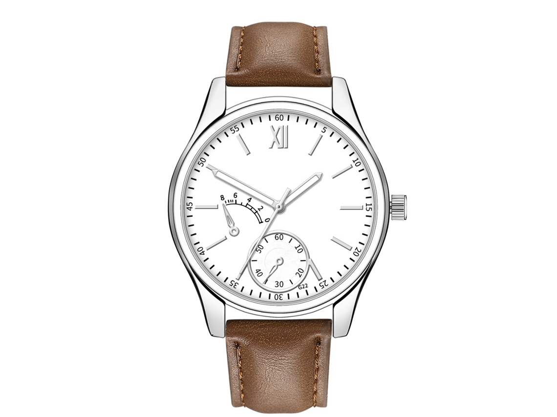 Reloj De Pulsera De Cuarzo Para Hombre, Estilo Clásico Informal Y Moderno, Ideal Como Regalo Decorativo.