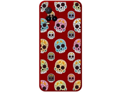 Carcasa Vivo Y21s / Y33s TUMUNDOSMARTPHONE Catrina Rojo