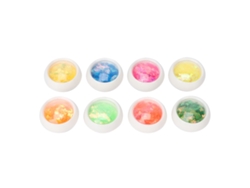 8 Cajas De Láminas Con Purpurina Y Efecto Holográfico Para Decoración De Uñas Y Manicura Casera.