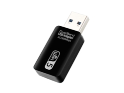 Adaptador USB Wi-Fi de 5 GHz, adaptador USB Wi-Fi CA 1300 Mbps, adaptador Wi-Fi de doble banda USB 3.0 Ethernet 2.4 GHz 5 GHz W Hengjian