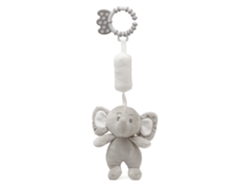 Mordedor de peluche de elefante gris para cuna Kiokids