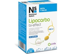 Complemento Alimentar NUTRITIONAL SYSTEM Lipocarbo Bi-Effect (60 comprimidos)