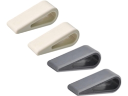 Juego De 4 Soportes Elevadores De Plástico Y Silicona Para Portátiles