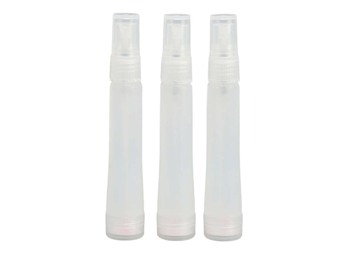 Frascos de perfume transparentes recargables y portátiles
