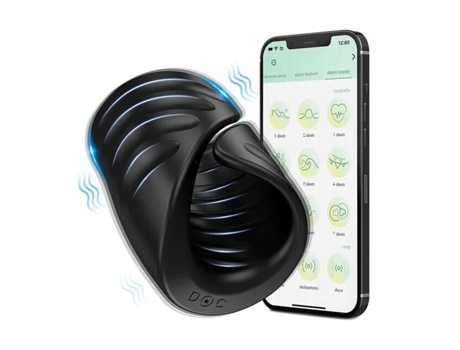 Vibrador Pene Entrenamiento Glan Estimulador App Control Vibrador Delay Cock Ring ECENLEN