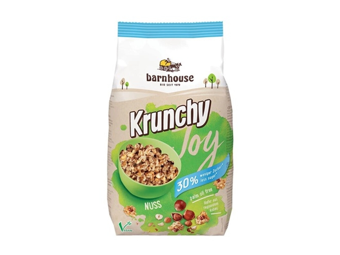 Bares BARNHOUSE Muesli Krunchy Joy Avellanas