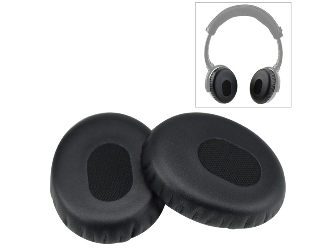 Almohadillas de espuma suave para auriculares Bose QC3, negras