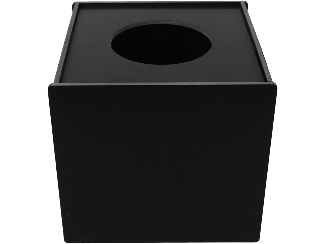 Caja De Lotería Grande De 24 Cm En Plástico Rígido Para Rifas Y Recaudación De Fondos.