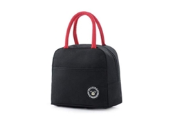 Bolsa térmica para el almuerzo Rebe, ideal para adultos, impermeable y a prueba de fugas, perfecta para organizar tus pertenencias en el trabajo y en picnics. Color: Negro.
