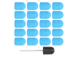 Juego De Discos De Lijado Para Uñas Con Broca De Pulido Azul (13x19 Mm)