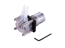 Bomba Peristáltica Grothen De 12 V Con Manguera De Silicona Anticorrosión Para Uso En Acuarios/laboratorios.