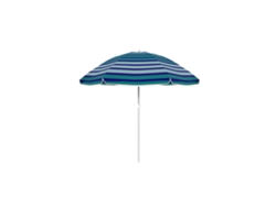 Sombrilla de Aluminio Oxford 240 cm Rayas Azules Jardín y Playa Marbueno Verano